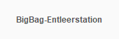 BigBag-Entleerstation
