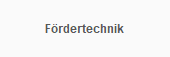 Frdertechnik